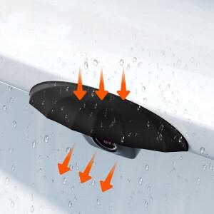 자동차 후방 카메라 레인 커버 ABS 방수 쉐이드 쉴드 외부 악세사리