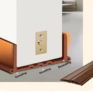 호환 두꺼운 조절 도어 하단 도장 스트립 도어 드래프트 스토퍼 아래 웨더 스트립 콜드 갭 차단 씰링 웨더