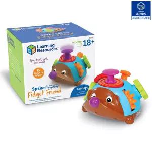러닝리소스 고슴도치 스파이크 피젯 프렌드 촉각놀이 소근육발달 손조작 돌아기 유아 장난감