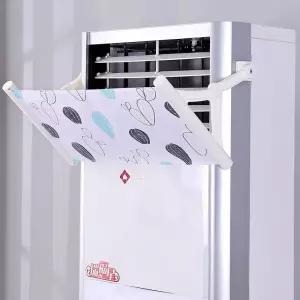 대형 에어컨 바람막이 가림막 스탠드 업소 영업 환경에서 바람 차단과 공간 분리 효과적