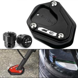 혼다 CB650R 오토바이 액세서리 킥 스탠드 풋 사이드 확대 확장 플레이트 패드