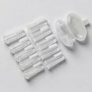 강아지 치아 관리용 실리콘 칫솔 손가락형 반려동물 구강 위생