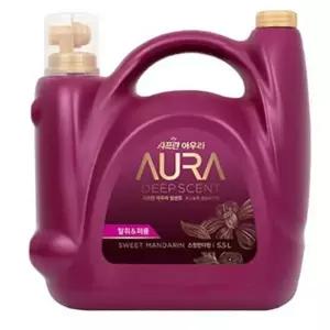 아우라 5.5리터 스윗만다린 향 대용량섬유유연제