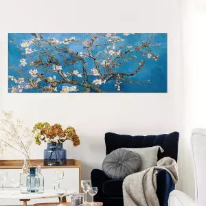 명화 와이드형 캔버스액자 고흐 아몬드나무 와이드중형 133x50cm