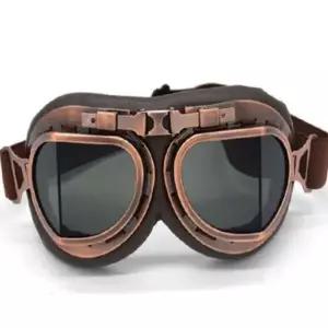 클래식 고글 레트로 라이딩 주간 파일럿 고글 야간 밀리터리 오토바이 스쿠터 빈티지 보안경 바이크 투명
