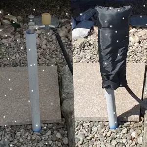 겨울 수도 동파 방한 보온 방지 야외 수도 동파 덮개 커버 수도꼭지 방수