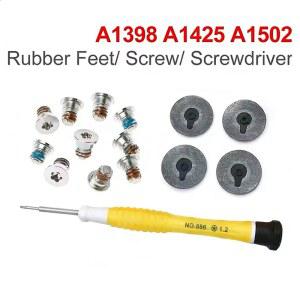 새로운 하단 나사 + 고무 받침 + 드라이버 맥북 프로 레티나 13인치 15인치 A1398 A1425 A1502 2012 2013 2014 2015용