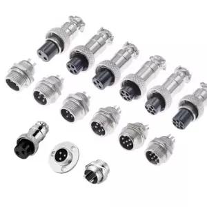 항공잭 항공 단자 써큘러 커넥터 콘넥터 전선 연결 플러그 16mm