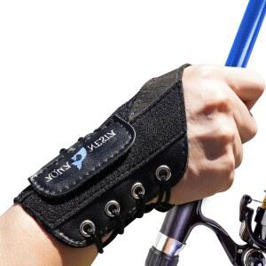 낚시 손목 보호대 조정 가능한 스트랩 팅 연습 초보 랩 낚싯대 고정용 안정 지지 벨트 전방 팅용