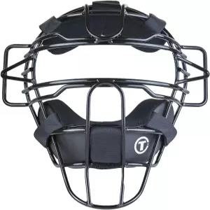 야구 및 소프트볼용 태그 울트라 프로 스타일 포수 심판 마스크(블랙)