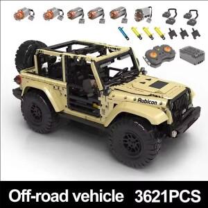 몰드 킹 13184 MOC 테크니컬 앱 RC 모터 구동 오프로드 자동차 블록 스포츠 차량 SUV 브릭 크리스마스 선물