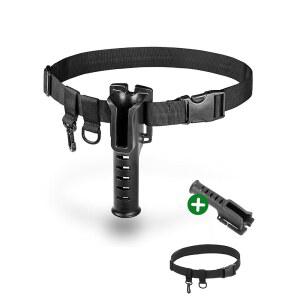 낚싯대 홀더 벨트 회전 주조 릴 야외 서핑 카약 낚시 장비 액세서리 웨더 스트랩이 있는 휴대용 폴 삽입기가 남성용 조절 가능한 허리 도랑