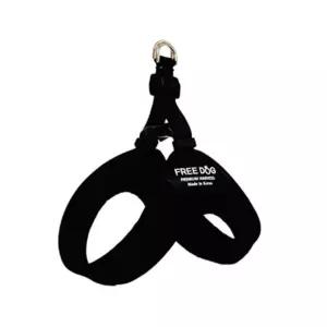 프리독 RUN 스웨이드 하네스(블랙) 애견 강아지 애완 반려 가슴줄 가슴 견줄