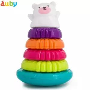 오비(AUBY) 사운드 링쌓기놀이 (461161)넣기 골인 멜로디쌓기 효과음쌓기 소근육완구 고리던지기 쌓기 아기