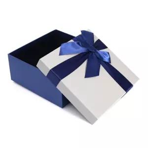 선물상자 21x21cm 그레이 2p세트 리본서프라이즈박스 기프트 여자가프로포즈 포장 종이 예쁜