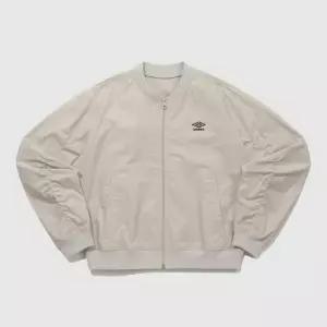 [엄브로]자켓 TQT UQ122CJK26-OBE 우먼스 코팅 봄버 자켓 OATMEAL BEIGE