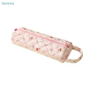 퀼팅 헤어드라이어 보관 가방 (다양한 패턴) - 휴대용 지퍼형 정리함 손잡이 포함 욕실/여행용