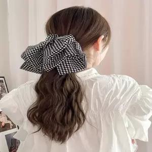 체커헤어핀 분리형 포니테일가발 집게가발 부분가발 (KYR-WC82600)