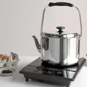 대용량 주전자 인덕션 가정용 7리터 스텐 주전자 들통 올스텐 무선주전자 빈티지 휴대용 전기 캠핑 야외