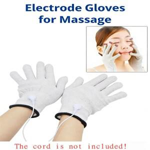 버튼형 전극 장갑 근육 자극용 전기 펄스 마사지기용
