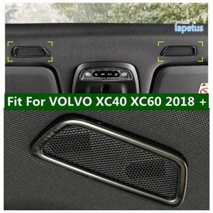 트랙터 PTO 보호 커버 지붕 스테레오 스피커 오디오 사운드 확성기 트위터 장식 프레임 트림 볼보 XC40 XC60 2018 자동차 액세서리