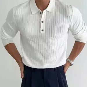 긴팔 출근 머슬핏 티셔츠 남자 단추 데일리 카라티