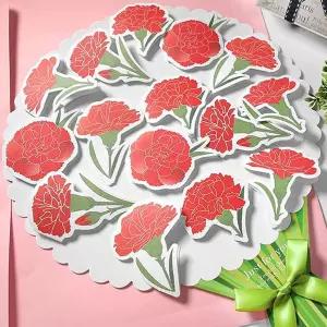 카드 꽃다발 대형 카네이션 2P 스승의날 롤링페이퍼