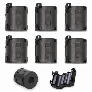 SIZHONGDA 31500 클립온 페라이트 전원 케이블 무선 케이블에서 주파수 억제하는 유형의 간섭 기타 데이터 케이블 적합합니다 소음을 전자기 6피스 코어 세트