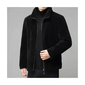 남친 코트 겨울 캐시미어 벨벳 캐주얼 자켓 차이나카라 폴라폴리스 보온 울 패피4