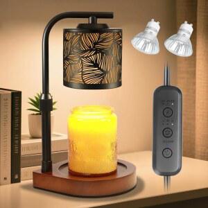 타이머 및 디머가 장착된 마로마믹스 캔들 워머 램프 - 전기 왁스 멜트 워머로 향초, 홈 데코 향수 여성 엄마를 위한 하우스 워밍업 생일 선물을 위해 높이를 조절할 수 있습니다