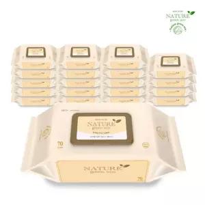 브이숍  네이처 그린 에코 프리미엄 물티슈 20팩(70매입)  굿딜 BUyuS