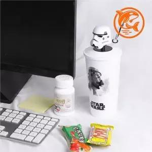 스타워즈 컵 피규어 스트로우 텀블러 캐릭터 음료컵 인테리어 소품
