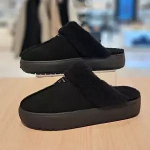 슈즈NERIAH 여성 겨울 방한 양털 어그슬리퍼 블랙 K2936001QDW 3.5CM2149112