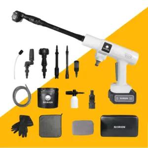 나리온 21V 무선 고압세척기 기본형 4.0Ah 배터리 2개 세트