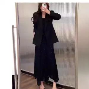 브리치 제로투올샵 여성용 블랙 정장 투피스 세트 여성 스커트정장 블레이저