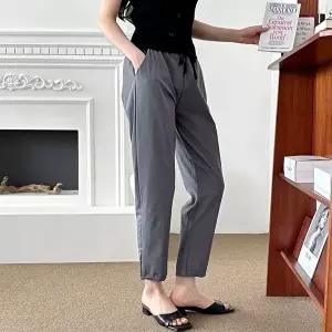 배기바지 여자 로완 301 아이스 쿨팬츠 밴딩팬츠 냉감