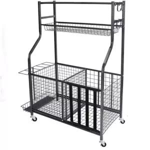 야구 용품 거치대 선반 스토리지 정리 헬멧 배트