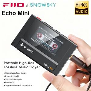 FiiO 스노우스카이 에코 미니 하이파이 블루투스 MP3 워크맨 순수 음악 플레이어 15시간 재생 3.5mm 헤드