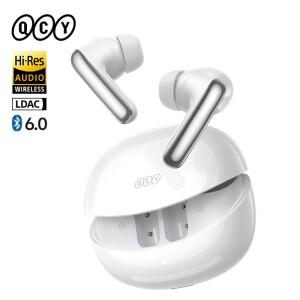 QCY MeloBuds N60 무선 블루투스 이어폰 하이브리드 ANC 헤드폰 레졸루션 오디오 코액셜 듀얼 드라이버 45