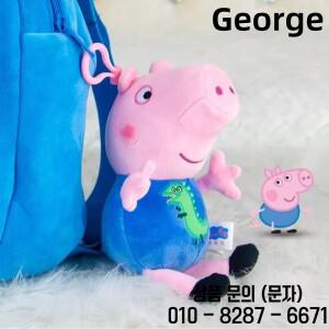페파피그 봉제 인형 19cm 조지 14세 이상 플러시 키체인 백팩 펜던트 홈 룸 장식 크리스마스 선물 장난감