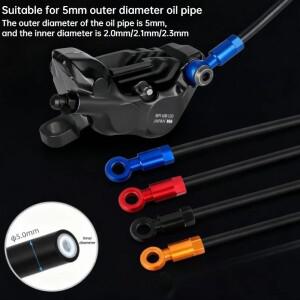 자전거 유압 브레이크 올리브 및 바브 세트 SLX XT BH90 오일 라인 커넥터 범용 호환 산악 도로 시스템