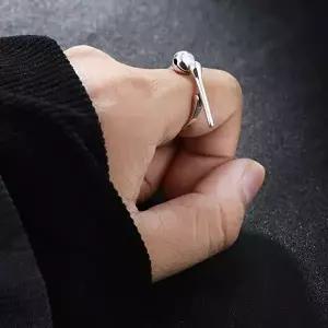 불교 패션 목탁 반지 목탁링 우정링 실버 925-WFI7TKG