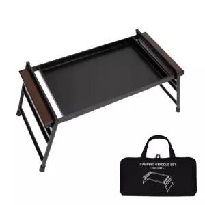 아웃도어 스토브 플레이트 스테이크판 주방용품 캠핑 플랫버너 스테인리스 테이블 휴대용