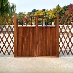 전원주택 울타리문 목재 방부목 설치 펜스 디자인 주택 울타리 대문 정원