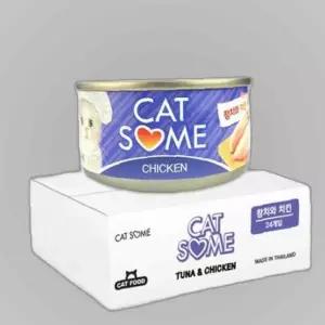 고양이 반려묘 통조림 소프트 영양 참치와치킨 간식