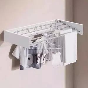 벽부착 풀딩 빨래건조대 공간활용