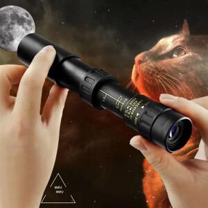 XMSJ 전문가용 HD 단안 망원경 10-300배 줌 장거리 휴대용 사냥 및 야외 활동용 2025