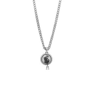 [스와로브스키]5680868 Swan 스완 그레이 여성 목걸이