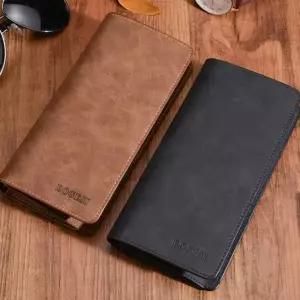 남성 pu 지갑 소프트 고급 가벼운 남성 슬림 지갑 지폐 장지갑 카드