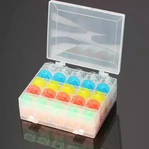 미싱 부자재 플라스틱 가정용 실정리 재봉틀 실토리 보관함 세트 투명 정리함 리세트